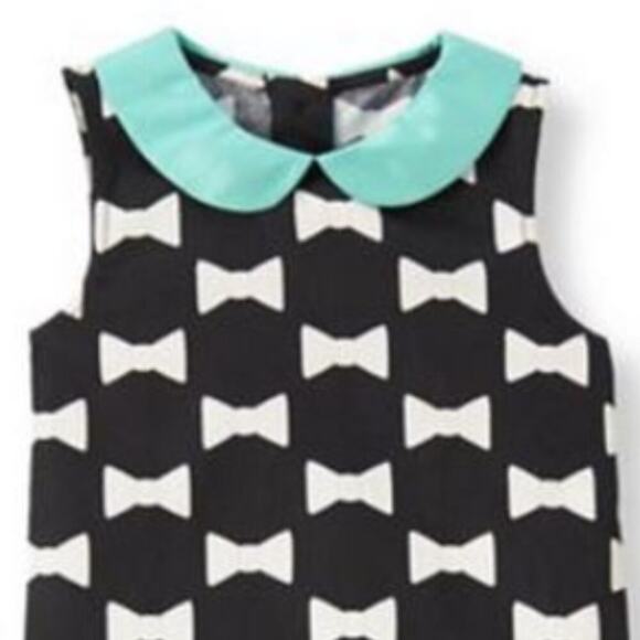 Janie and Jack High Tea Bow Print Sleeveless Top Size 3 - Picture 2 of 2
